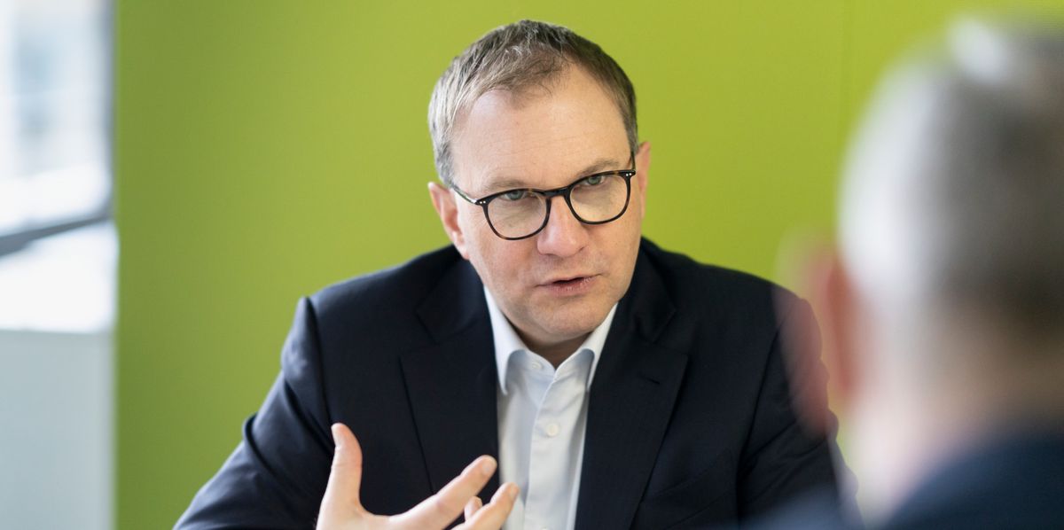 Martin Hirzel, Praesident Swissmem fotografiert am 29. Januar 2021 in Zuerich. (KEYSTONE/Gaetan Bally)