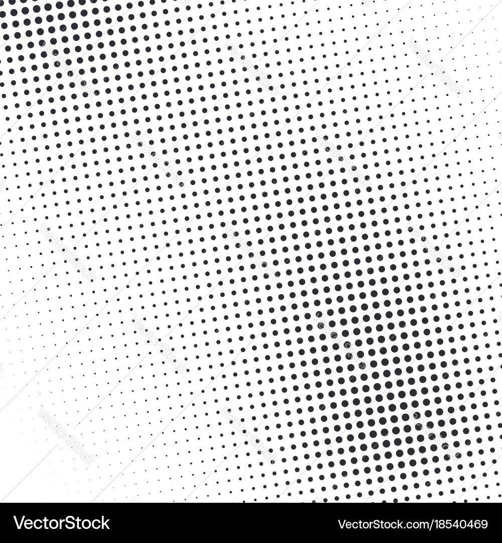 Abstract dotted halftone texture vector image