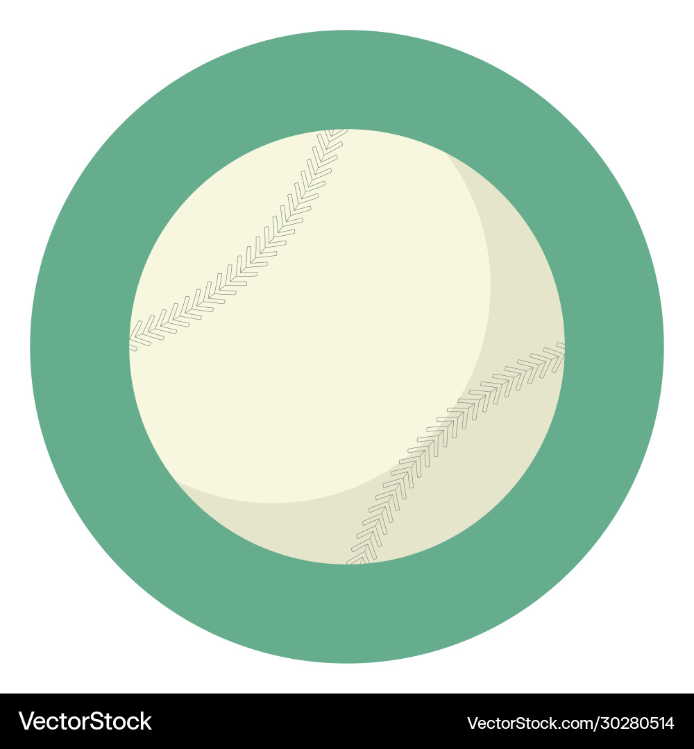 Baseball ball icon isolated vector image