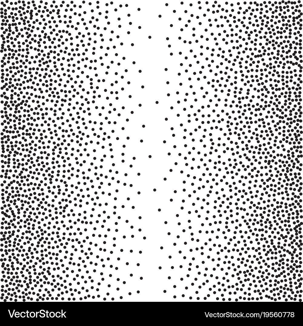 Black and white halftone background vector image