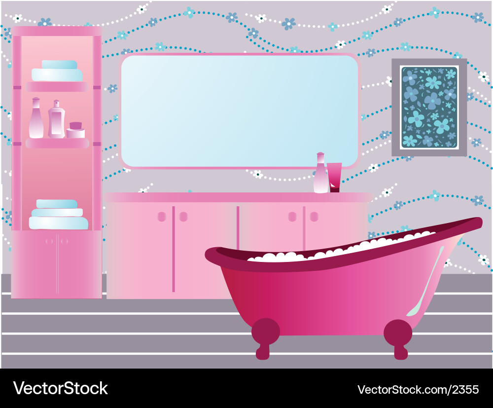 Bathroom vector image