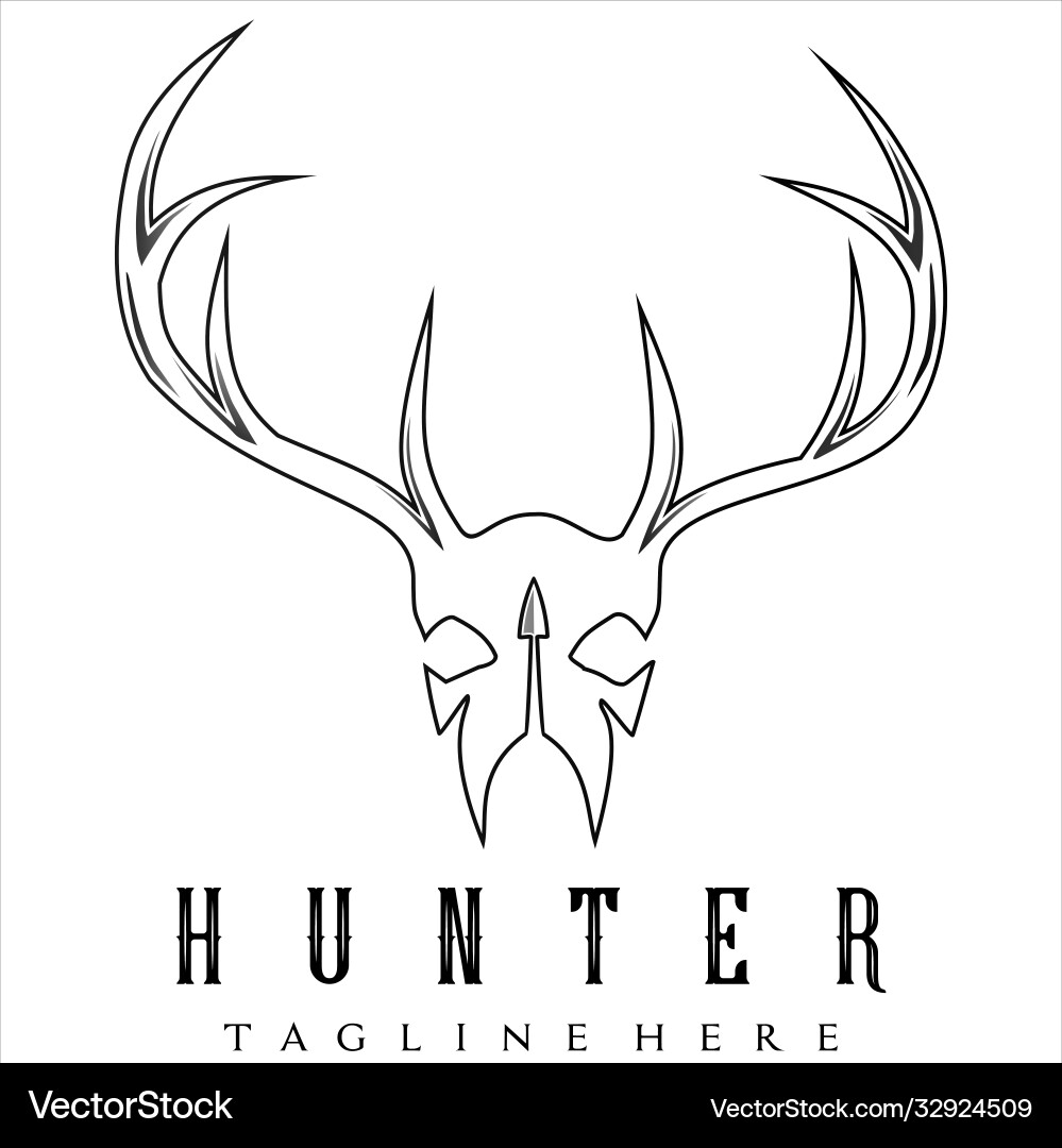 19 deer vector image