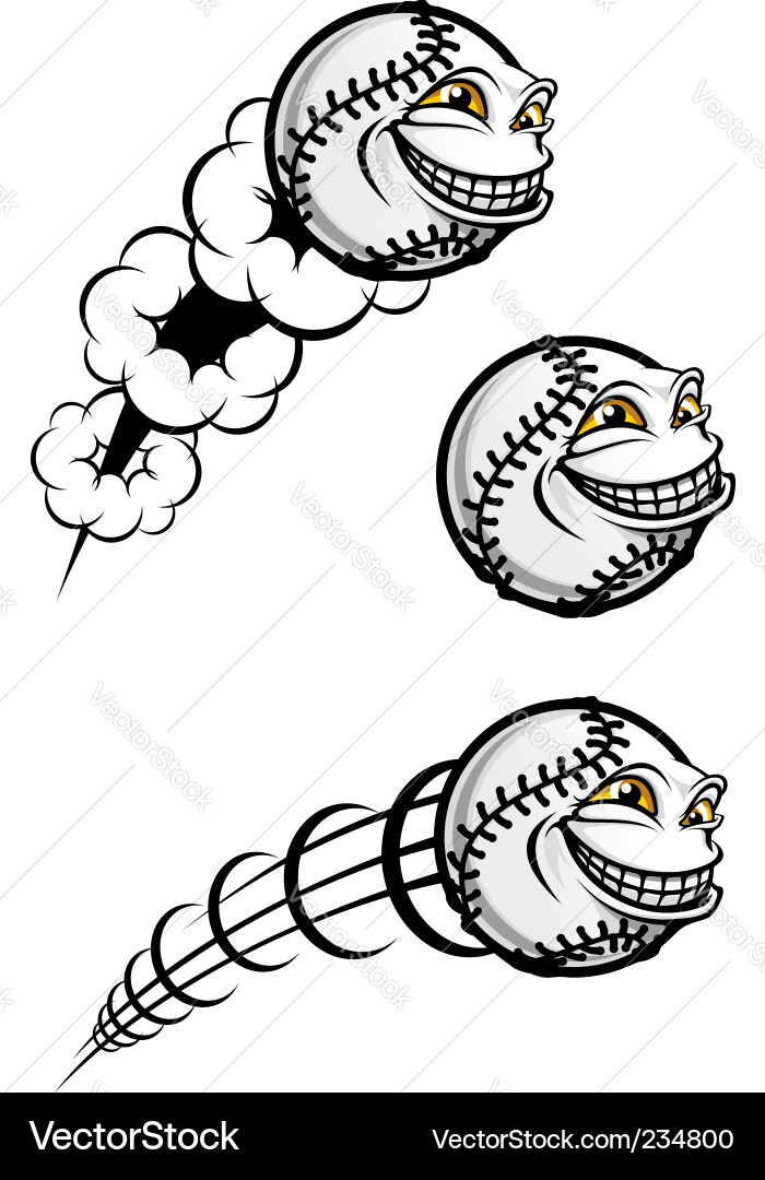 Baseball symbol vector image