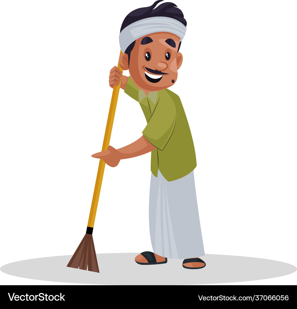 Gardener cartoon vector image