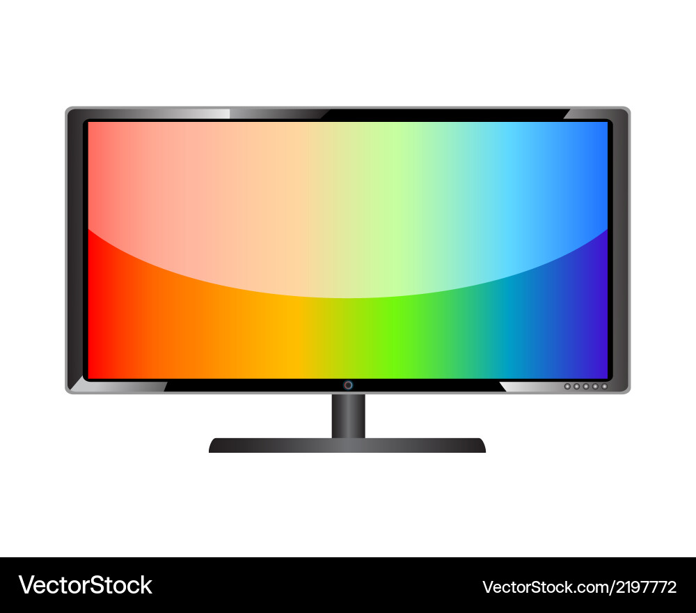 Monitor vector image