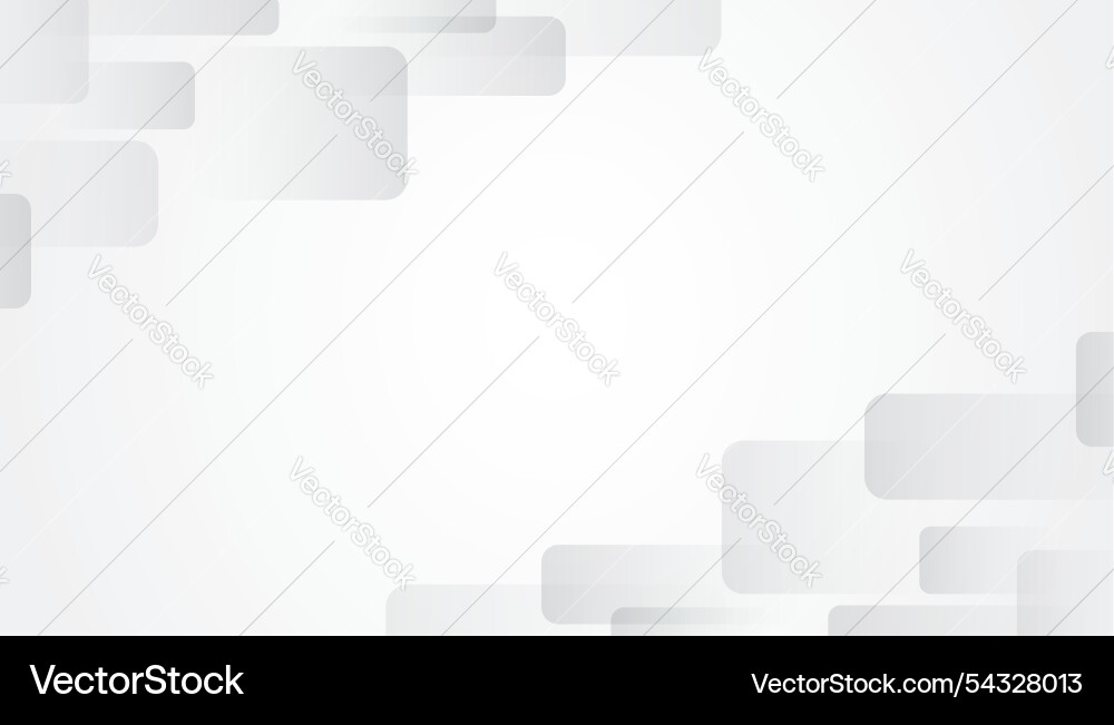 Abstract white background with geometric shapes vector image