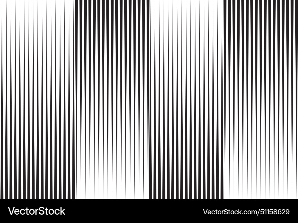 Background with black straight lines fading vector image