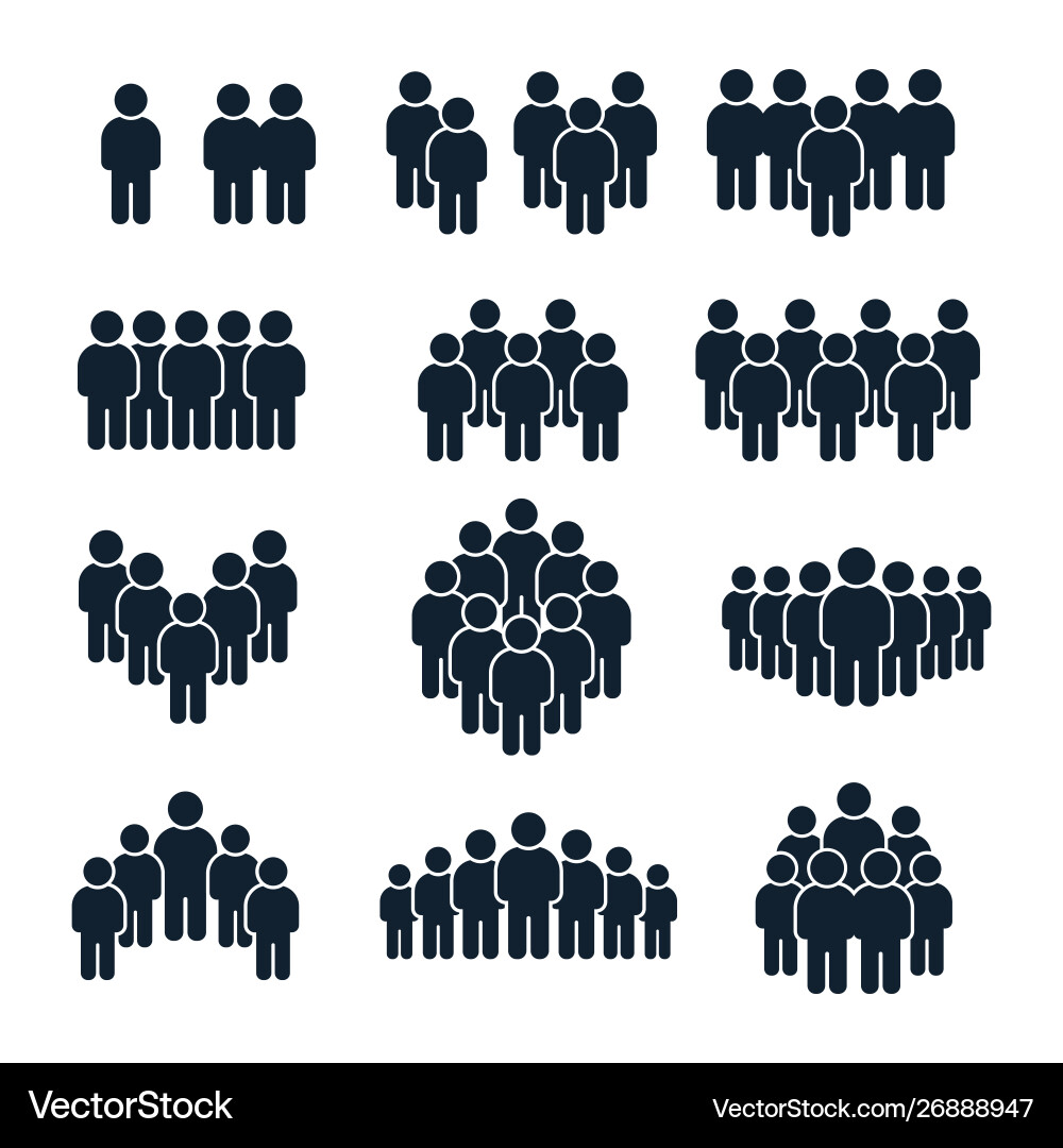 People group icon business person team vector image