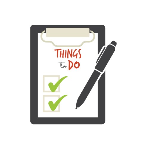 Check list vector image