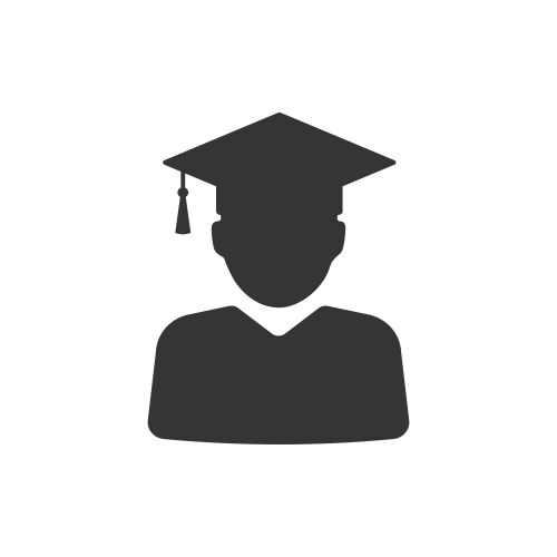 Student icon images vector image