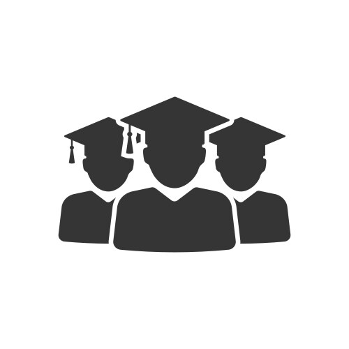 Graduation group icon images vector image