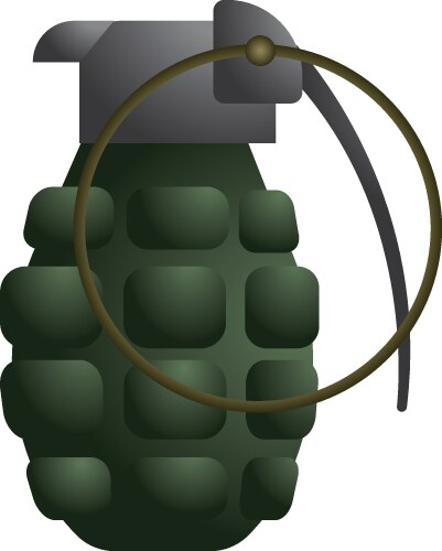 grenade icon cartoon vector image