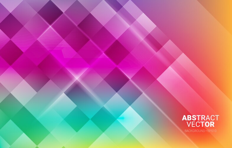 Abstract art background with geometric elements vector image