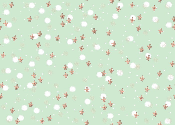 Seamless simple pattern with little hand drawn vector image