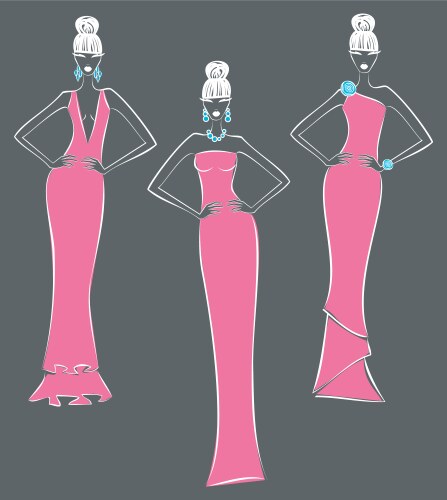 Fashion design vector image