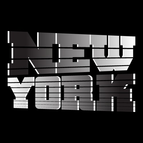 T shirt new york vector image