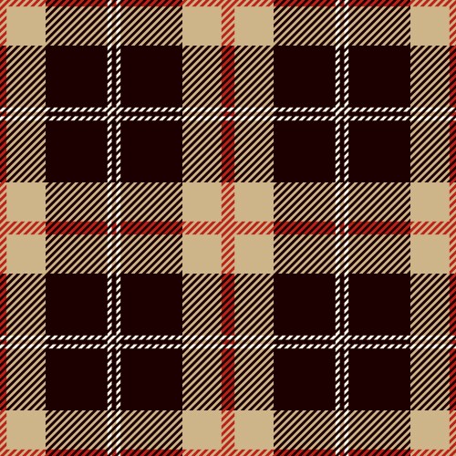 Seamless tartan pattern vector image