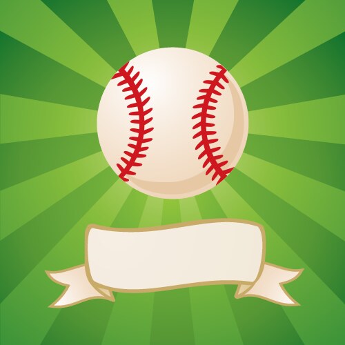 baseball background vector image