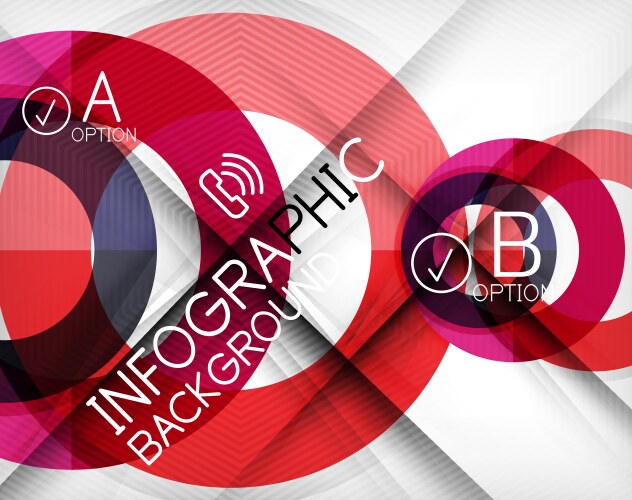 Infographic abstract background vector image