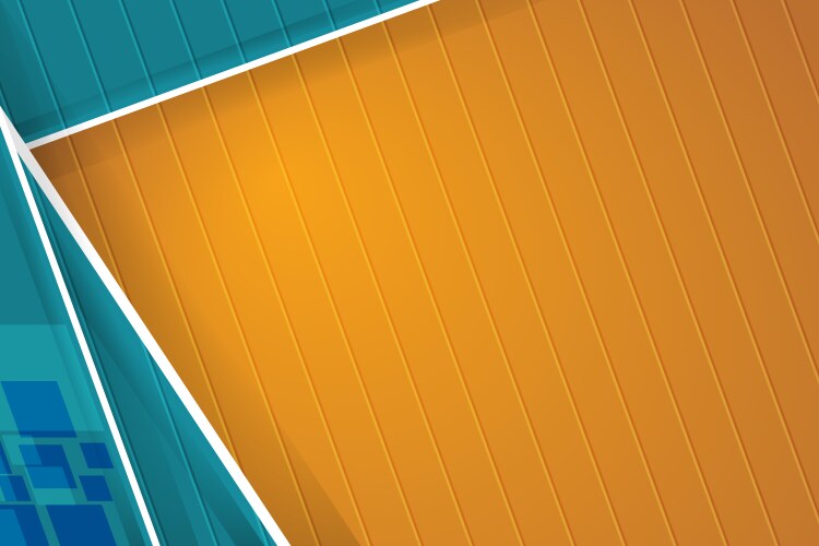 Orange stripes background design vector image