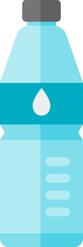 Water bottle vector image