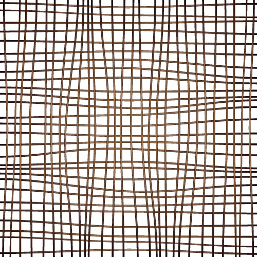 Brown curve grid vector image