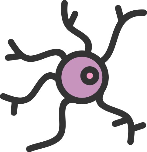 Neuron vector image