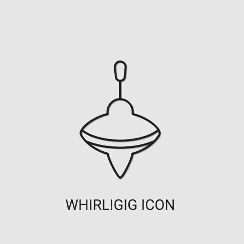 Whirligig icon vector image