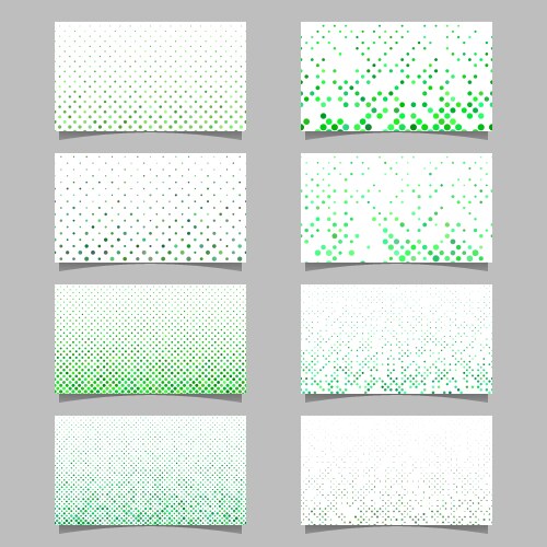 Abstract circle pattern mosaic card background vector image