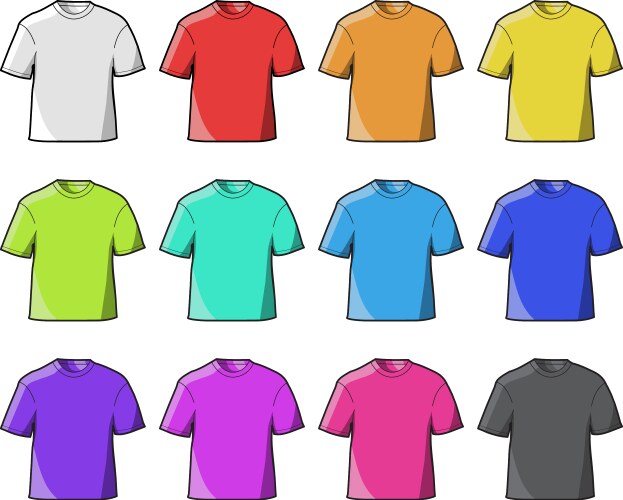 T- shirt vector image