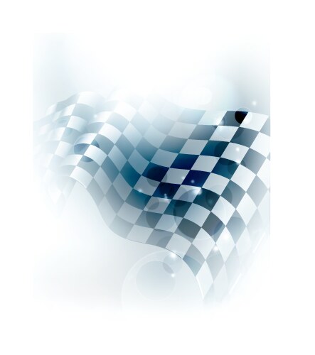 Blue checkered background vector image