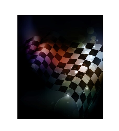 Dark checkered background vector image