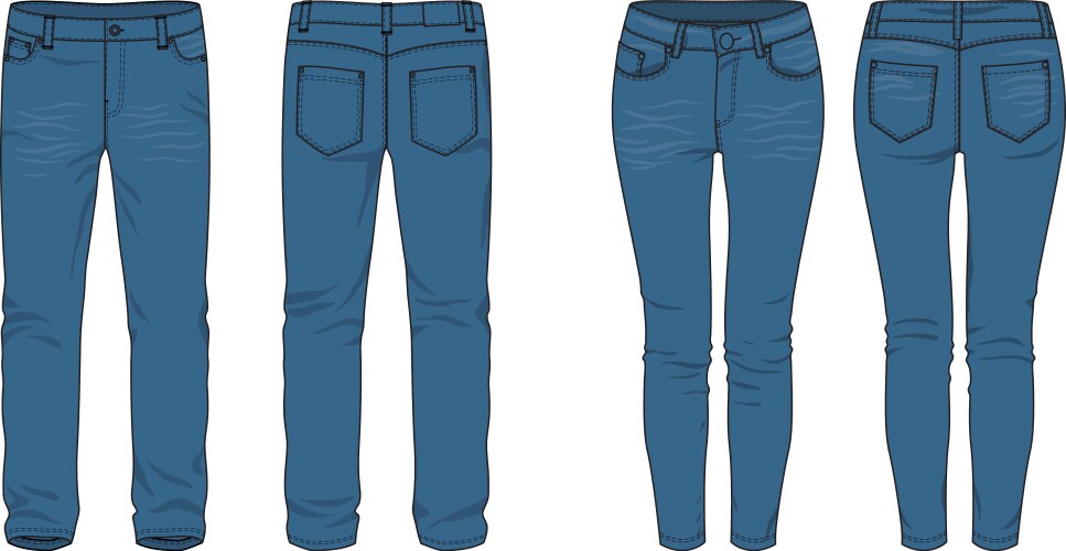 Jeans vector image