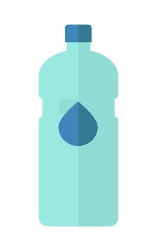 Bottle of water vector image