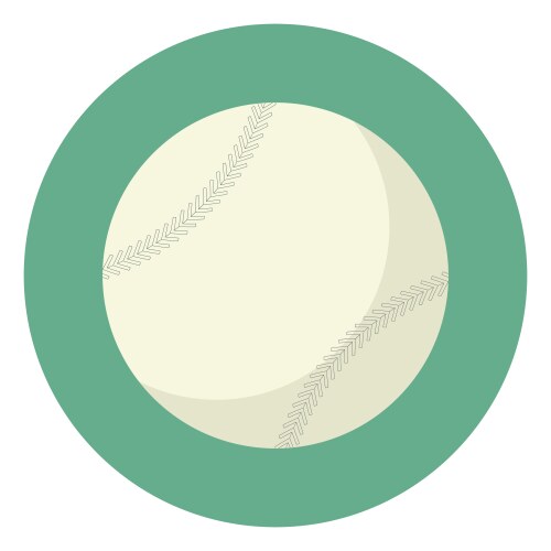 Baseball ball icon isolated vector image