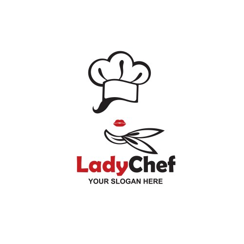 chef woman design vector image