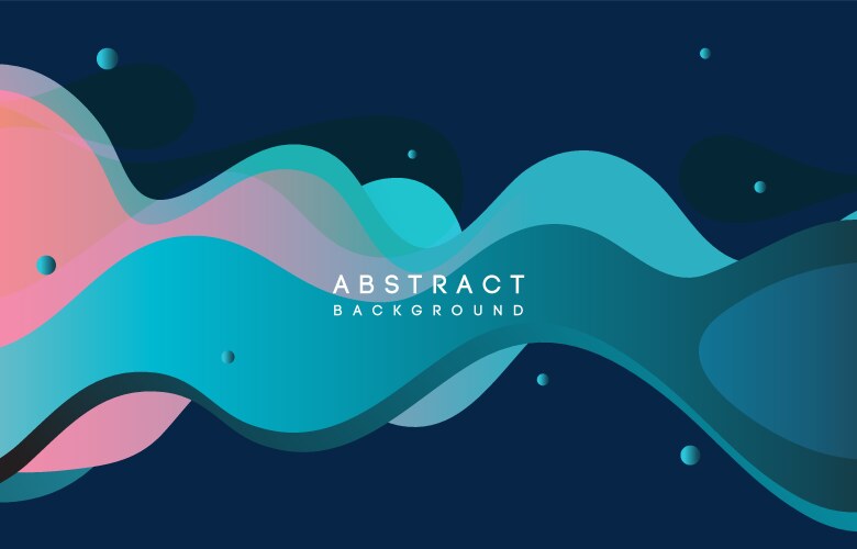 Moving colorful abstract background dynamic vector image