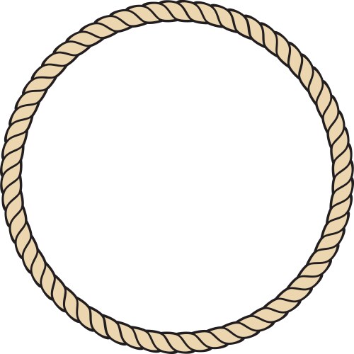 rope round icon vector image