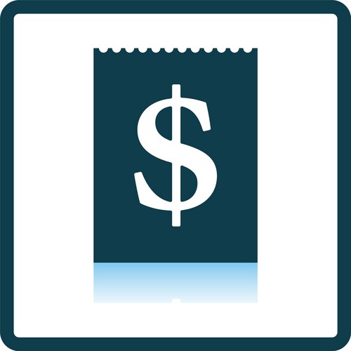 Dollar calendar icon vector image