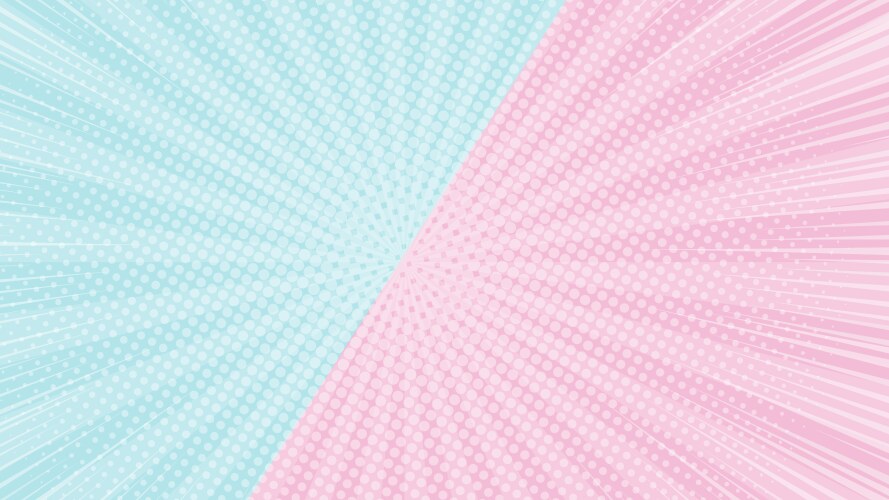 Colorful 2 tones pink and blue background vector image