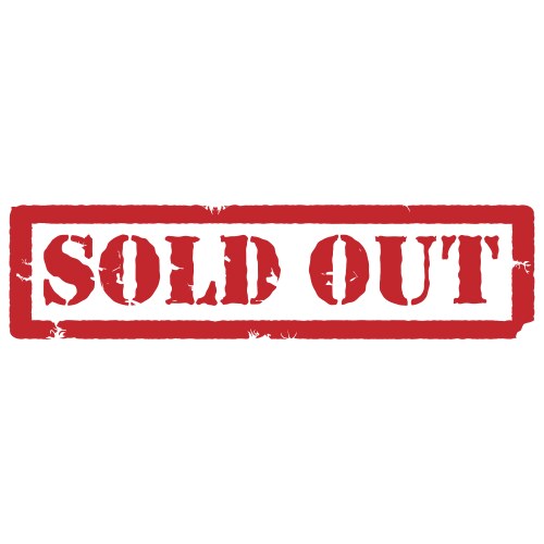 Sold out stamp vector image