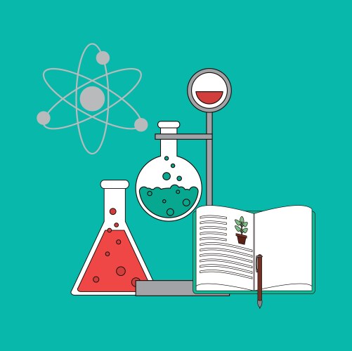 Science related icons image vector image