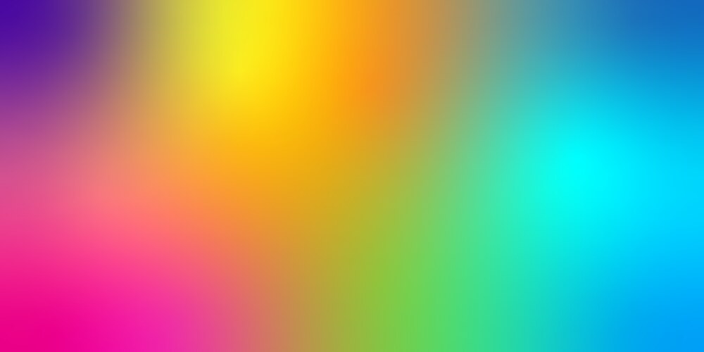 Rainbow gradient banner design vector image