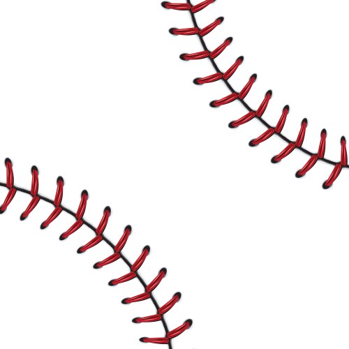 baseball lace background vector image