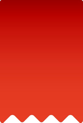 Red gradient background featuring a wavy white vector image