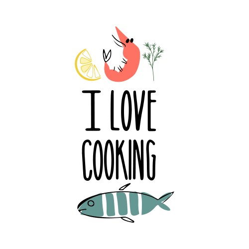 Cooking hand drawn vector image