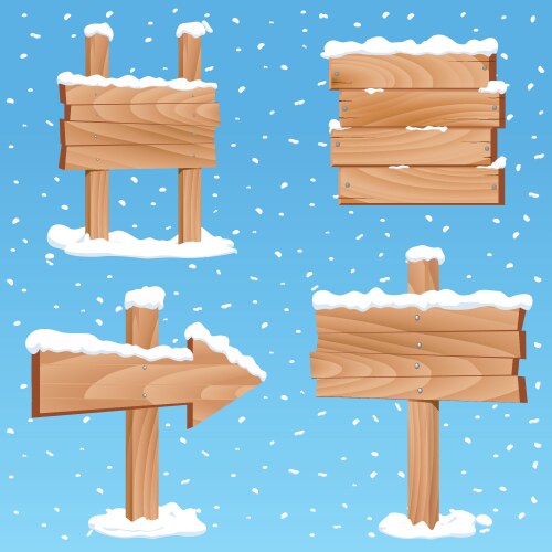 Winter sign vector image