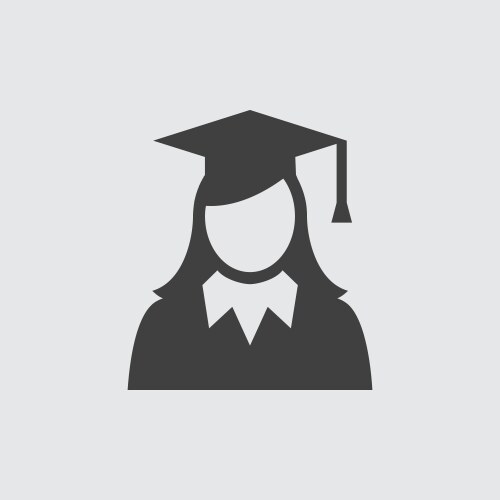 graduate woman icon vector image