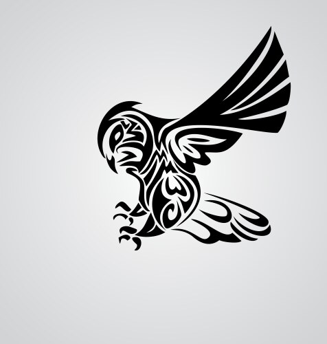 tribal owl vector image