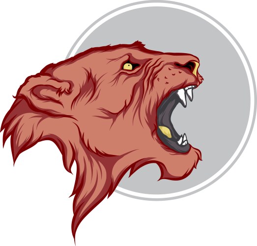 Lion vector image